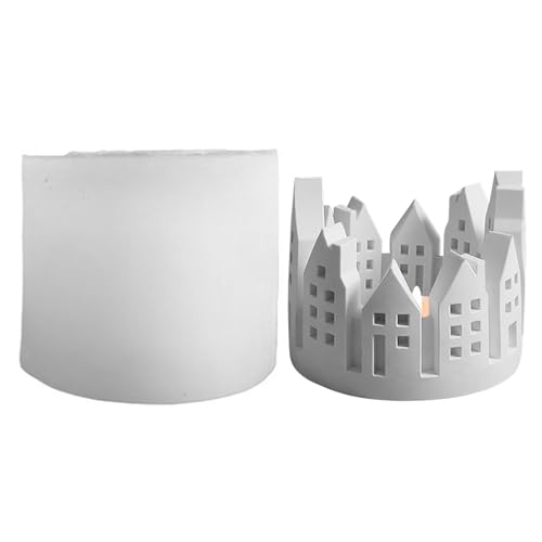 GUAHKUN 3D Silikonformen Für Osterdekoration Hase Kerzenhalter Gießformen Aus Lebensmittelechtem Silikon DIY Handwerk Gipsformen Zum Gießen (B) von GUAHKUN