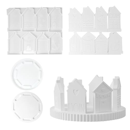 GUAHKUN 3er Set Silikonformen Maritim Anker Boot Leuchtturm Gipsformen Für DIY Handwerk Gießformen von GUAHKUN