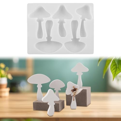 GUAHKUN Pilz Silikonformen für Frühling - Gießformen aus Silikon für Gips, Epoxidharz, Kerzenherstellung und DIY Bastelprojekte von GUAHKUN