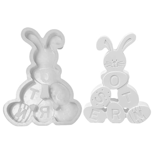 GUAHKUN Silikon-Gießformen Ostern Hasenform - Osterhase Eier Ornament Gießform Set für DIY Osterdekoration Bastelbedarf Handwerk GUAHKUN Silikon-Gießformen Ostern Hasenform - Osterhase Eier Ornament Gießform Set für DIY Osterdekoration Bastelbedarf Handwerk von GUAHKUN