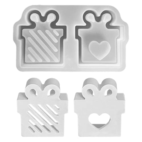 GUAHKUN Silikonform Backformen Handwerkformen 2 Größen 12.5cm & 14.5cm DIY Kuchenformen Gießformen Wiederverwendbar Für Gips Kerzen Schokolade (A) von GUAHKUN