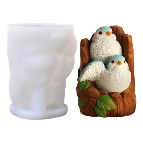 GUAHKUN Silikonformen DIY Kerzenherstellung 3D Vogelstumpf Gießform für Handarbeit Duftkerze und Seifenherstellung GUAHKUN Silikonformen DIY Kerzenherstellung 3D Vogelstumpf Gießform für Handarbeit Duftkerze und Seifenherstellung von GUAHKUN