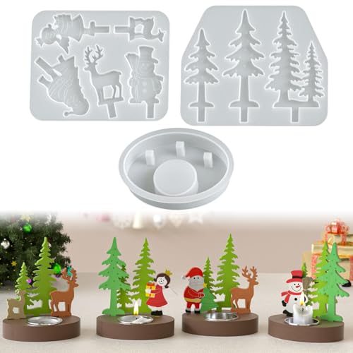 GUAHKUN Silikonformen Gießformen Weihnachten Elch Silikonform Gießform Adventskalender Epoxidharz Formen für Gips Kerzenwachs Seife Harz GUAHKUN Silikonformen Gießformen Weihnachten Elch Silikonform Gießform Adventskalender Epoxidharz Formen für Gips Kerzenwachs Seife Harz von GUAHKUN