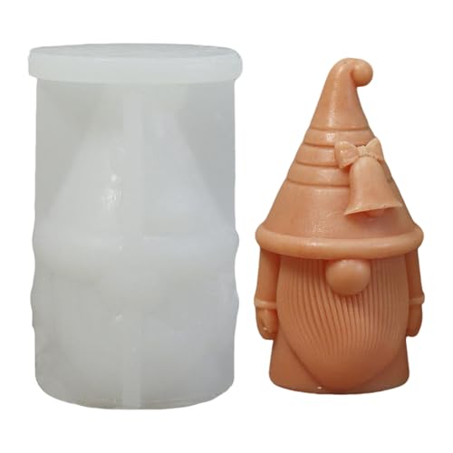 GUAHKUN Silikonformen Weihnachtswichtel Gießform 3D-Detail Für Kerzen Seifen Resin DIY (B) von GUAHKUN