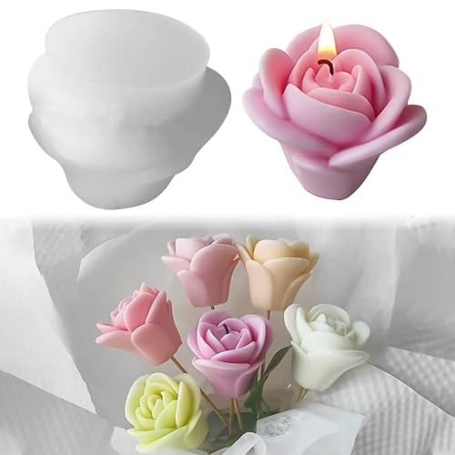 Guahkun Silikonformen Set Bär Herz Stern Kerzenherstellung Geleeformen Für DIY Handwerk Valentinstag Hochzeit Geburtstag Dekoration von GUAHKUN