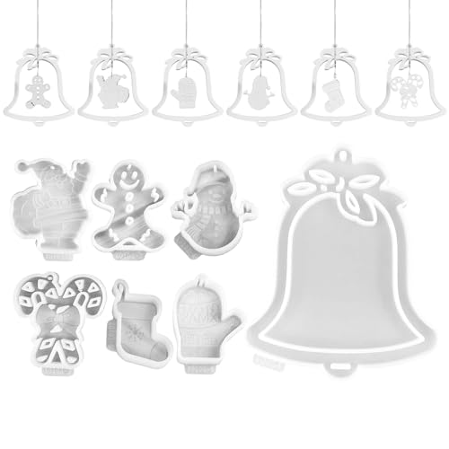 Silikonformen Gießformen Weihnachten, Silikonform Weihnachten Anhänger, Gießformen Silikon Gießform Anhänger Gipsformen Zum Gießen Epoxidharz Formen Zur Herstellung Von Weihnachtsdekorationen (G) Silikonformen Gießformen Weihnachten, Silikonform Weihnachten Anhänger, Gießformen Silikon Gießform Anhänger Gipsformen Zum Gießen Epoxidharz Formen Zur Herstellung Von Weihnachtsdekorationen (G) von GUAHKUN