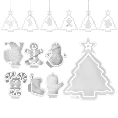 Silikonformen Gießformen Weihnachten, Silikonform Weihnachten Anhänger, Gießformen Silikon Gießform Anhänger Gipsformen Zum Gießen Epoxidharz Formen Zur Herstellung Von Weihnachtsdekorationen (E) Silikonformen Gießformen Weihnachten, Silikonform Weihnachten Anhänger, Gießformen Silikon Gießform Anhänger Gipsformen Zum Gießen Epoxidharz Formen Zur Herstellung Von Weihnachtsdekorationen (E) von GUAHKUN