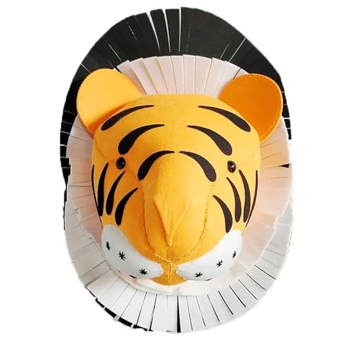 3D-Tierkopf-Wandbehang, Wollfilz-Tier-Wanddekoration, Tier-Kinderzimmer-Wanddekorationen, Wandkunst, Kinderzimmer-Dekoration, Anhänger, Spielzeug für Jungen, Mädchen, Kinderzimmer 3D-Tierkopf-Wandbehang, Wollfilz-Tier-Wanddekoration, Tier-Kinderzimmer-Wanddekorationen, Wandkunst, Kinderzimmer-Dekoration, Anhänger, Spielzeug für Jungen, Mädchen, Kinderzimmer von GUANSHAN