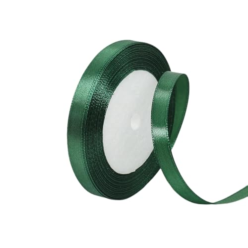 10 mm dunkelgrünes Satinband, 22 m, Stoff-Haarschnur, Band für Handwerk, Blumensträuße, Geschenkverpackungen, Hochzeit, Schleifenherstellung und Valentinstag, Weihnachtsdekoration 10 mm dunkelgrünes Satinband, 22 m, Stoff-Haarschnur, Band für Handwerk, Blumensträuße, Geschenkverpackungen, Hochzeit, Schleifenherstellung und Valentinstag, Weihnachtsdekoration von GUIASIPULE