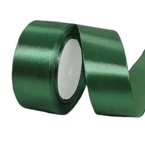 Dunkelgrünes Satinband, 40 mm, 22 m, Stoff-Haarschnur, Band für Handwerk, Blumensträuße, Geschenkverpackungen, Hochzeit, Schleifenherstellung und Valentinstag, Weihnachtsdekoration Dunkelgrünes Satinband, 40 mm, 22 m, Stoff-Haarschnur, Band für Handwerk, Blumensträuße, Geschenkverpackungen, Hochzeit, Schleifenherstellung und Valentinstag, Weihnachtsdekoration von GUIASIPULE