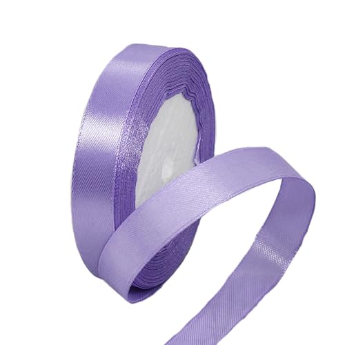Hellviolettes Satinband, 15 mm, 22 m, Stoff-Haarschnur für Bastelarbeiten, Blumensträuße, Geschenkverpackungen, Hochzeit, Schleifenherstellung und Valentinstagsdekoration Hellviolettes Satinband, 15 mm, 22 m, Stoff-Haarschnur für Bastelarbeiten, Blumensträuße, Geschenkverpackungen, Hochzeit, Schleifenherstellung und Valentinstagsdekoration von GUIASIPULE
