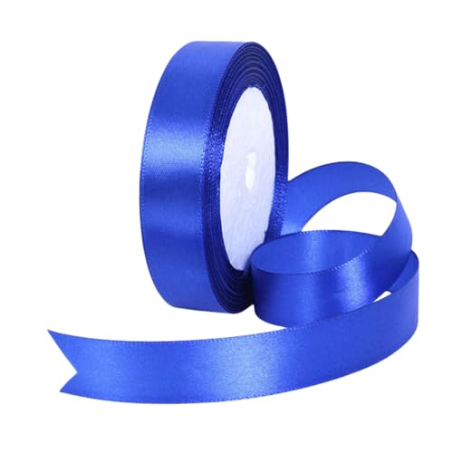 Satinband, 15 mm, königsblau, 22 m, Stoff-Haarschnur, Band für Handwerk, Blumensträuße, Geschenkverpackungen, Hochzeit, Schleifenherstellung und Valentinstag, Weihnachtsdekoration Satinband, 15 mm, königsblau, 22 m, Stoff-Haarschnur, Band für Handwerk, Blumensträuße, Geschenkverpackungen, Hochzeit, Schleifenherstellung und Valentinstag, Weihnachtsdekoration von GUIASIPULE