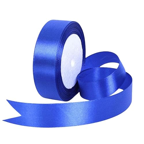 Satinband, 20 mm, königsblau, 22 m, Stoff-Haarschnur, Band für Handwerk, Blumensträuße, Geschenkverpackungen, Hochzeit, Schleifenherstellung und Valentinstag, Weihnachtsdekoration Satinband, 20 mm, königsblau, 22 m, Stoff-Haarschnur, Band für Handwerk, Blumensträuße, Geschenkverpackungen, Hochzeit, Schleifenherstellung und Valentinstag, Weihnachtsdekoration von GUIASIPULE
