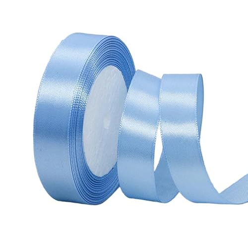 Satinband, 20 mm, wasserblau, 22 m, Stoff-Haarschnur, Band für Bastelarbeiten, Blumensträuße, Geschenkverpackungen, Hochzeit, Schleifenherstellung und Valentinstag, Weihnachtsdekoration Satinband, 20 mm, wasserblau, 22 m, Stoff-Haarschnur, Band für Bastelarbeiten, Blumensträuße, Geschenkverpackungen, Hochzeit, Schleifenherstellung und Valentinstag, Weihnachtsdekoration von GUIASIPULE