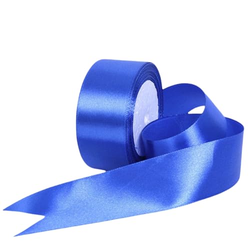 Satinband, 40 mm, königsblau, 22 m, Stoff-Haarschnur, Band für Handwerk, Blumensträuße, Geschenkverpackungen, Hochzeit, Schleifenherstellung und Valentinstag, Weihnachtsdekoration Satinband, 40 mm, königsblau, 22 m, Stoff-Haarschnur, Band für Handwerk, Blumensträuße, Geschenkverpackungen, Hochzeit, Schleifenherstellung und Valentinstag, Weihnachtsdekoration von GUIASIPULE