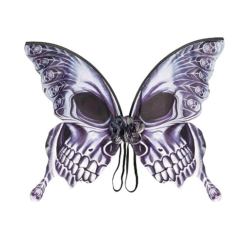 GUIJIALY 1 Stück Halloween Schmetterlingsflügel Prinzessin Flügel Engelsflügel für Kinder Erwachsene Frauen Mädchen Bühnenkostüme von GUIJIALY