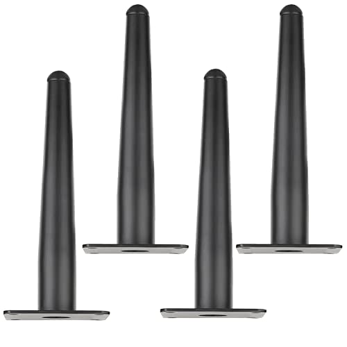 GUIXAN 4 Stück Ersatz-Möbelbeine aus Eisen, DIY-Tischbeine aus Metall, Moderne konische Schrankstützbeine, Küchenfüße, für Stühle, Sofas, Schränke, TV-Schreibtisch, Couch, Bett, mit Befes von GUIXAN