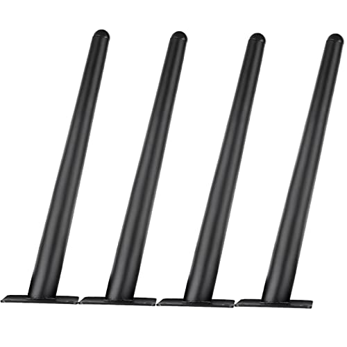 GUIXAN 4 Stück Möbelbeine, schräge konische Metallmöbelfüße, Moderne Ersatzbeine für Sofa, Schrank, Tisch, Stuhl, Schrank, Couch, Ottomane, Heim-DIY-Projekte, mit Befestigungsschrauben (1 von GUIXAN