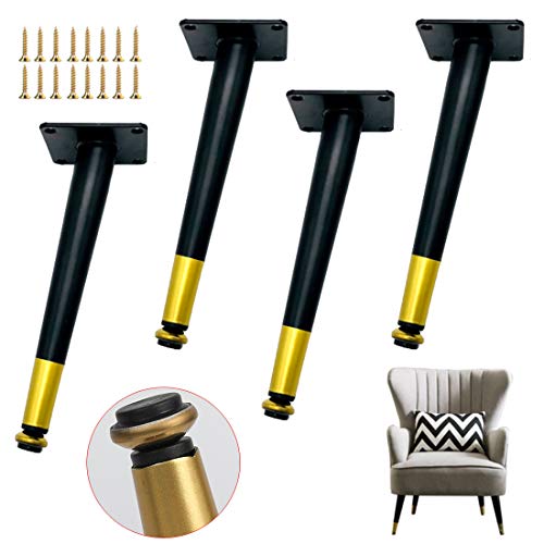 GUIXAN 4er-Set verstellbare Möbelbeine aus Metall, Tischbeine aus Eisen, Ersatz-Sofabeine, konische Schrankfüße, Couchtischbeine, für TV-Schrank, Stuhl, Nachttisch, Ottomane, Höhe 10,5–72 GUIXAN 4er-Set verstellbare Möbelbeine aus Metall, Tischbeine aus Eisen, Ersatz-Sofabeine, konische Schrankfüße, Couchtischbeine, für TV-Schrank, Stuhl, Nachttisch, Ottomane, Höhe 10,5–72 von GUIXAN
