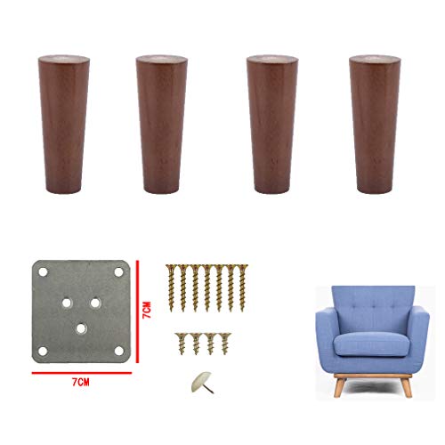 GUIXAN Möbelbein aus Holz, Moderne Kaffeebeine, TV-Schreibtischbeine, Tischbeine, Bettfüße, Couchfüße, Küchenfüße, Schrankbeine, für Stühle, Hocker, Schränke, Schreibtischstuhl-Ersatzbein GUIXAN Möbelbein aus Holz, Moderne Kaffeebeine, TV-Schreibtischbeine, Tischbeine, Bettfüße, Couchfüße, Küchenfüße, Schrankbeine, für Stühle, Hocker, Schränke, Schreibtischstuhl-Ersatzbein von GUIXAN