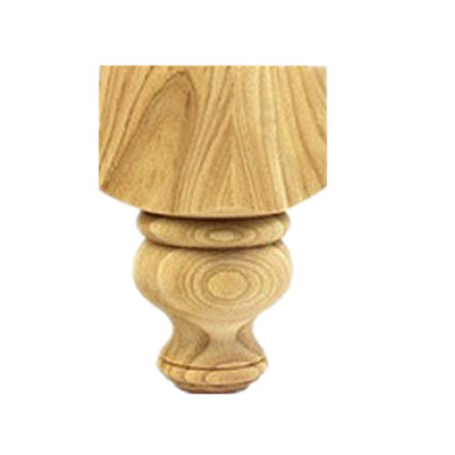 GUIXAN Möbelbeine aus Eichenholz, Sofafüße, Set für 1, Moderne Tischbeine, Fußhocker, Ersatzbeine, für Schrank, Couchtisch, Esstisch, 12–25 cm von GUIXAN
