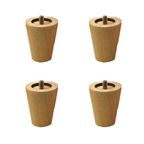 GUIXAN Möbelbeine aus Holz, konische Tischbeine, Sofabeine, TV-Tischbeine, 4er-Set, für Stühle, Schränke, Couchtisch, Starke Tragfähigkeit, 6 cm – 40 cm GUIXAN Möbelbeine aus Holz, konische Tischbeine, Sofabeine, TV-Tischbeine, 4er-Set, für Stühle, Schränke, Couchtisch, Starke Tragfähigkeit, 6 cm – 40 cm von GUIXAN