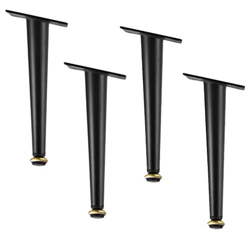 GUIXAN Möbelbeine aus Metall, Tischbeine aus Eisen, Schwarze Sofa-Ersatzbeine, TV-Schrankfüße, Couchtischbeine, für Küchen-Sideboard, Sesselerhöhung, Nachttisch, höhenverstellbar 0–1 cm, GUIXAN Möbelbeine aus Metall, Tischbeine aus Eisen, Schwarze Sofa-Ersatzbeine, TV-Schrankfüße, Couchtischbeine, für Küchen-Sideboard, Sesselerhöhung, Nachttisch, höhenverstellbar 0–1 cm, von GUIXAN