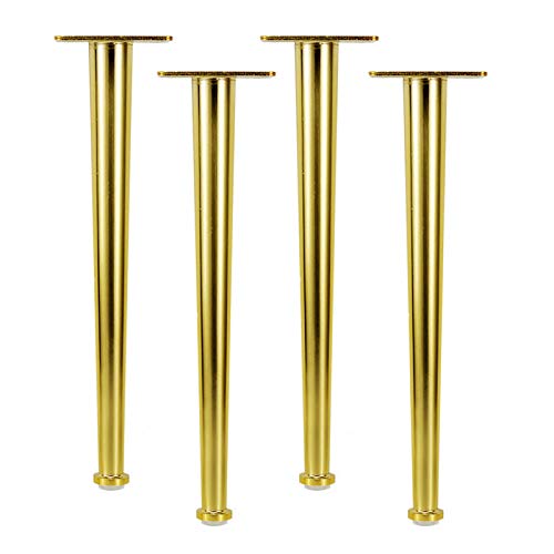 GUIXAN Möbelbeine aus Metall, Tischbeine aus Eisen, goldene Sofa-Ersatzbeine, TV-Schrankbeine, Couchtischbeine, für Küchen-Sideboard, Sesselerhöhung, Nachttisch, 4 Stück, transparente Fuß GUIXAN Möbelbeine aus Metall, Tischbeine aus Eisen, goldene Sofa-Ersatzbeine, TV-Schrankbeine, Couchtischbeine, für Küchen-Sideboard, Sesselerhöhung, Nachttisch, 4 Stück, transparente Fuß von GUIXAN