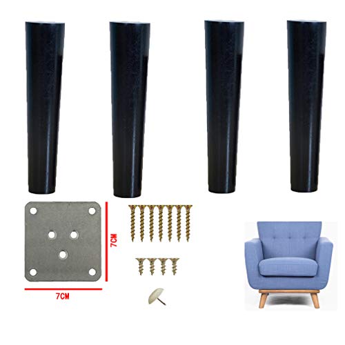GUIXAN Möbelfüße aus Holz, Möbelbeine aus Eiche, Couchbeine, Schrankbeine, TV-Schreibtischbeine, Bettfuß, Sofafüße, Küchenfüße, Schrankfüße, Fußhocker, Ersatzbeine GUIXAN Möbelfüße aus Holz, Möbelbeine aus Eiche, Couchbeine, Schrankbeine, TV-Schreibtischbeine, Bettfuß, Sofafüße, Küchenfüße, Schrankfüße, Fußhocker, Ersatzbeine von GUIXAN