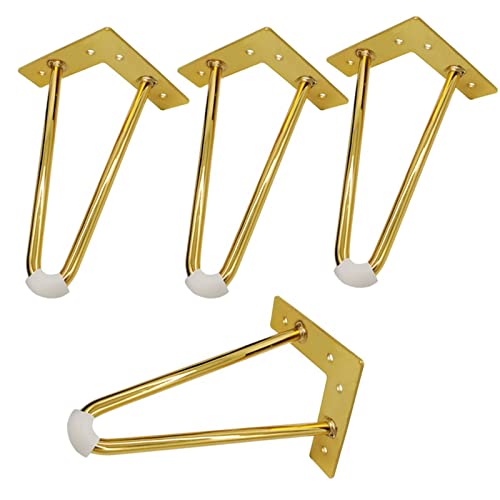 GUIXAN x Möbelfüße aus Metall, Möbelbeine, Haarnadel-Tischbeine, 2 Bar, Haarnadelbeine für Bettbeine, Schrankbeine, Sofabeine, Teetisch, Nachttisch, Couchtisch, Füße mit Schrauben, Bodens GUIXAN x Möbelfüße aus Metall, Möbelbeine, Haarnadel-Tischbeine, 2 Bar, Haarnadelbeine für Bettbeine, Schrankbeine, Sofabeine, Teetisch, Nachttisch, Couchtisch, Füße mit Schrauben, Bodens von GUIXAN