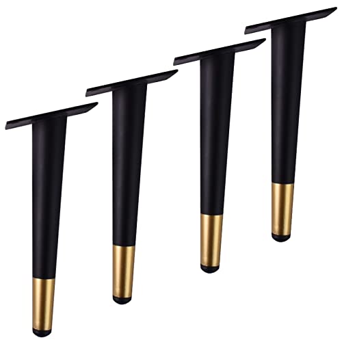 Möbelbeine, Moderne Sofabeine aus Metall, konische Möbelstützfüße, Ersatzbein für Bett, Couch, Stuhl, Ottomane, Schrank, Tisch, Küchenschrank, Bücherregal, 4er-Set, mehrere Größen Möbelbeine, Moderne Sofabeine aus Metall, konische Möbelstützfüße, Ersatzbein für Bett, Couch, Stuhl, Ottomane, Schrank, Tisch, Küchenschrank, Bücherregal, 4er-Set, mehrere Größen von GUIXAN