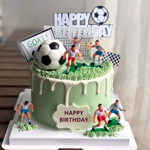 Fussball Tortendeko, Fußball Geburtstagstorte Dekoration, Fußball Cupcake Topper, Fussball Torten Deko Geburtstag Kinder, Fußball Spieler Tortenaufleger Deko, für Männer Junge Geburtstag Party (A) Fussball Tortendeko, Fußball Geburtstagstorte Dekoration, Fußball Cupcake Topper, Fussball Torten Deko Geburtstag Kinder, Fußball Spieler Tortenaufleger Deko, für Männer Junge Geburtstag Party (A) von GUIZIYAO