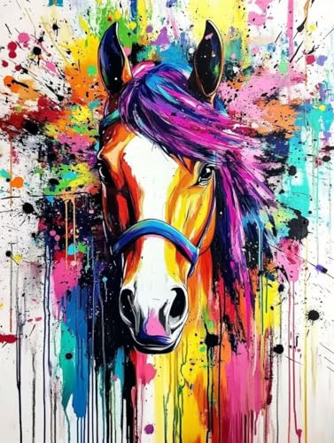 Landschaft Diamond Painting Erwachsene Groß XXL 60x80 cm, 5D Diamond Painting Pferd, DIY Diamond Painting Set Runde Steine Crystal Art Mosaikherstellung Malerei für Home Decor Asthetisch Gifts G-420 Landschaft Diamond Painting Erwachsene Groß XXL 60x80 cm, 5D Diamond Painting Pferd, DIY Diamond Painting Set Runde Steine Crystal Art Mosaikherstellung Malerei für Home Decor Asthetisch Gifts G-420 von GUKUGEKO