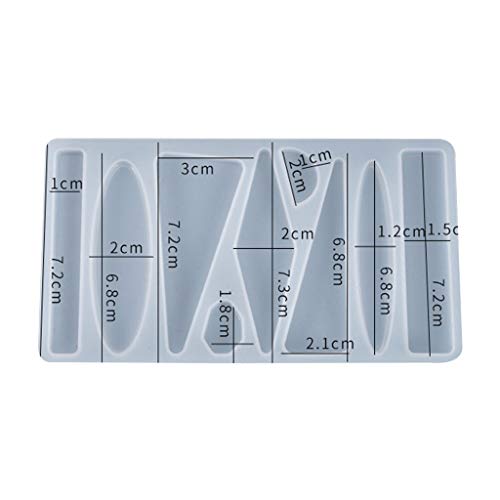 GUMEI DIY Kristall Epoxidharzform Haarspange Haarspange Basteln Gießen Silikonform GUMEI DIY Kristall Epoxidharzform Haarspange Haarspange Basteln Gießen Silikonform von GUMEI