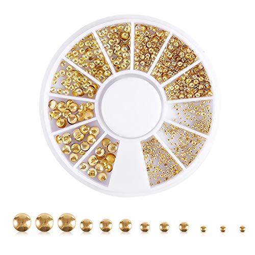 GUMEI Nagelsticker 3D Gold Silber Nagel Charms Metall Nieten Ohrstecker Strass Perle Nagelschmuck DIY GUMEI Nagelsticker 3D Gold Silber Nagel Charms Metall Nieten Ohrstecker Strass Perle Nagelschmuck DIY von GUMEI