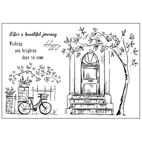 GUMEI Schöne Reise DIY Silikon Clear Stamp Seal Scrapbook Prägen Album Dekor GUMEI Schöne Reise DIY Silikon Clear Stamp Seal Scrapbook Prägen Album Dekor von GUMEI