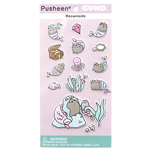 GUND Pusheen Mermaid Sticker Sheet von GUND
