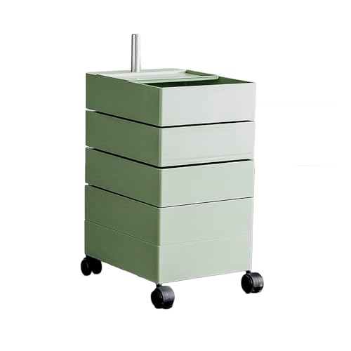 GUODDM Schubladenbox Aktenordner-Organizer, Um 360 Grad Drehbarer Aktenschubladen-Schreibtischschrank, Für Nachttisch/Badezimmer/Büroregal, 34 X 44 X 71 Cm, Abnehmbares Design(B) von GUODDM