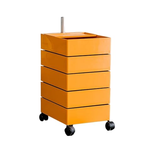 GUODDM Schubladenbox Aktenordner-Organizer, Um 360 Grad Drehbarer Aktenschubladen-Schreibtischschrank, Für Nachttisch/Badezimmer/Büroregal, 34 X 44 X 71 Cm, Abnehmbares Design(C) von GUODDM