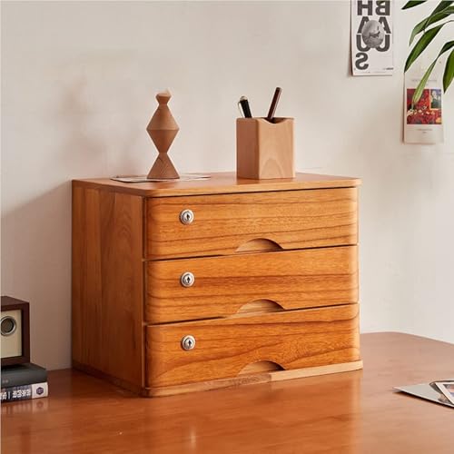 GUODDM Schubladenbox Aufbewahrungsbox Aus Massivholz, Schreibtisch-Aktenschrank Aus Holz Mit Schloss Und Schubladen, Für Den Schreibtisch-Schubladenschrank Im Büro Und Zu Hause GUODDM Schubladenbox Aufbewahrungsbox Aus Massivholz, Schreibtisch-Aktenschrank Aus Holz Mit Schloss Und Schubladen, Für Den Schreibtisch-Schubladenschrank Im Büro Und Zu Hause von GUODDM