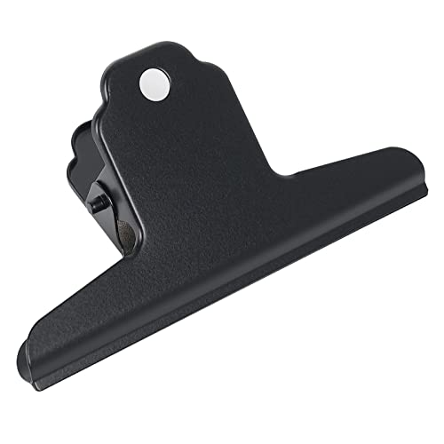 GUOKOFF 12 Stück Bulldogge Clip Große, 3 Zoll / 75mm Metall Scharnier Clips, Schwarz Bulldog Binder Clips Büroklammern für für Bilder, Fotos, Küche und Büro GUOKOFF 12 Stück Bulldogge Clip Große, 3 Zoll / 75mm Metall Scharnier Clips, Schwarz Bulldog Binder Clips Büroklammern für für Bilder, Fotos, Küche und Büro von GUOKOFF