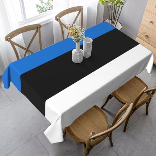 GUOLGP Multifunktionstischdecke mit Estland-Motiv, rechteckig, wasserdicht, für Küche, Esszimmer, 89 x 140 cm von GUOLGP