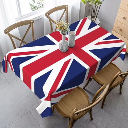 GUOLGP Multifunktionstischdecke mit britischer Flagge, 89 x 140 cm, rechteckig, wasserdicht, für Küche, Esszimmer von GUOLGP