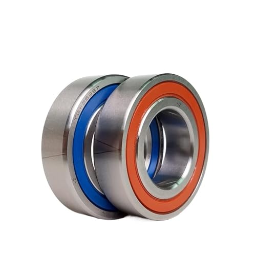 Lager, 1 Paar 7207 7207C 2RZ P4 DB B 35x72x17 abgedichtete Schrägkugellager Geschwindigkeitsspindellager CNC ABEC 7,Hohe Tragfähigkeit(7207C-2RZ-P4A-DB-B) von GUOPIN