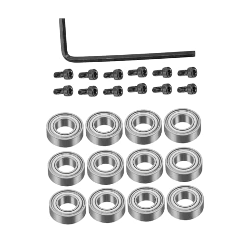 Lager, 1 Satz Stahl-Silber-Kugellagerführungs-Restaurierungswerkzeug Ersatzzubehörsatz Bit-Lager-Reparatur,Hohe Tragfähigkeit von GUOPIN