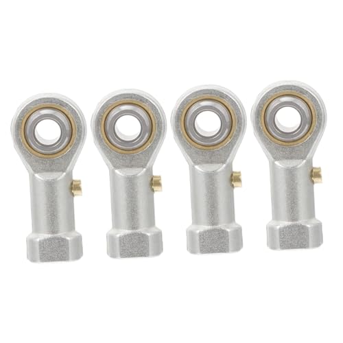 Lager, 4 Stück Gelenkkopflager aus Kupferlegierung mit Innengewinde, Verbindungsstück, Gelenkkopflager, Innengewinde, Silber,Hohe Tragfähigkeit von GUOPIN