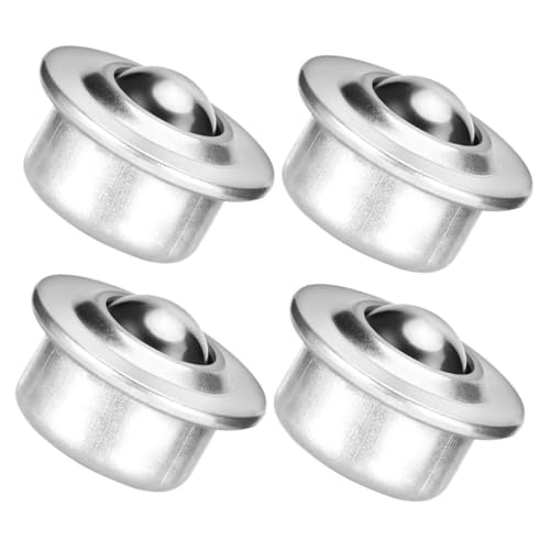 Lager, 4 Stück Kugellagerrad (CY-15 * 16) Schwenkräder Fahrzeugrollenlager Lenkrolle Rollenkugellager Möbelübertragungslager Geräterollen Kohlenstoffstahl Silber,Hohe Tragfähigkeit von GUOPIN