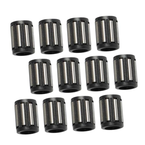 Lager, 50 Stück Flugzeuglager, gezogene Tasse, Nadelrolle, Einweg-Nadellager, Rollenkupplungslager, Rollenlager, Ersatzlager, Nadelrolle, Nadellager, 3/4 Kunststoff, schwarz,Hohe Tragfähigkeit von GUOPIN