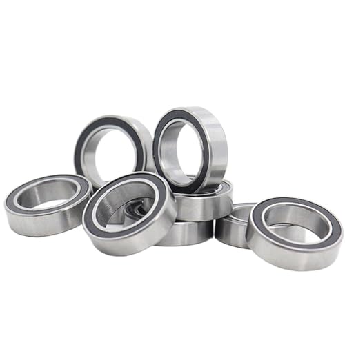 Lager, 6701RS Lager 10PCS 12x18x4 mm ABEC-7 Hobby Elektro RC Auto LKW 6701 RS 2RS Kugellager 6701-2RS Schwarz versiegelt,Hohe Tragfähigkeit von GUOPIN