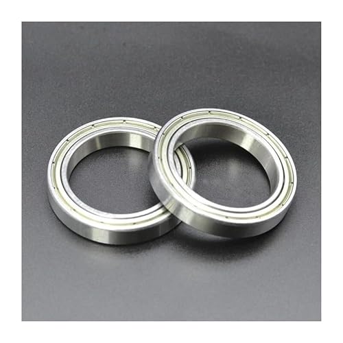 Lager, 6804ZZ 20 x 32 x 7 mm dünnwandiges, metallgeschirmtes, gummigedichtetes Kugellager (5 Stück),Hohe Tragfähigkeit(5Pcs) von GUOPIN